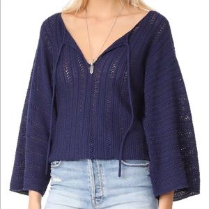 NWOT Ella Moss Knit Large Sleeve Sweater Sz XS